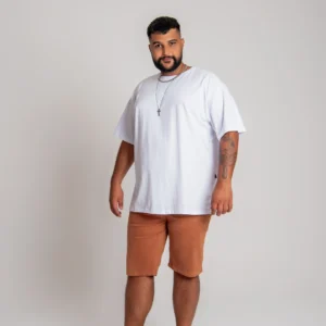 Camiseta 100% Algodão Branca
