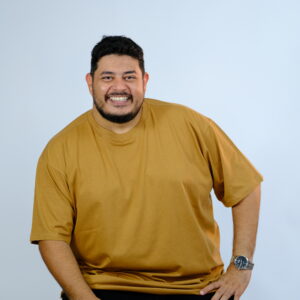 Camiseta 100% Algodão Marrom