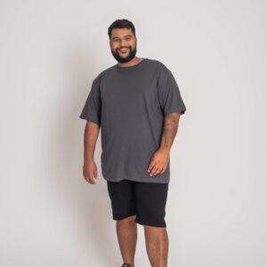 Camiseta Basic Pima Grafite